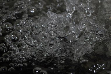 Su kabarcıkları, arkaplan için soyut resimler