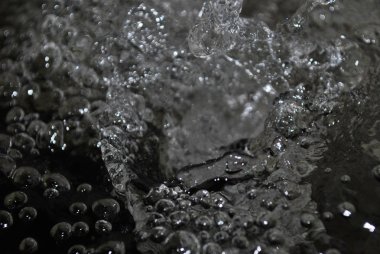 Su kabarcıkları, arkaplan için soyut resimler