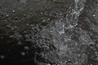 Su kabarcıkları, arkaplan için soyut resimler