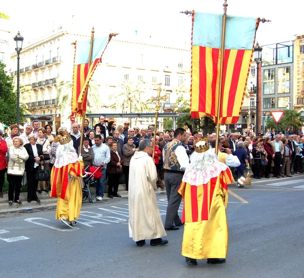 San Vicente Processie Mei Valencia Spanje — Stockfoto