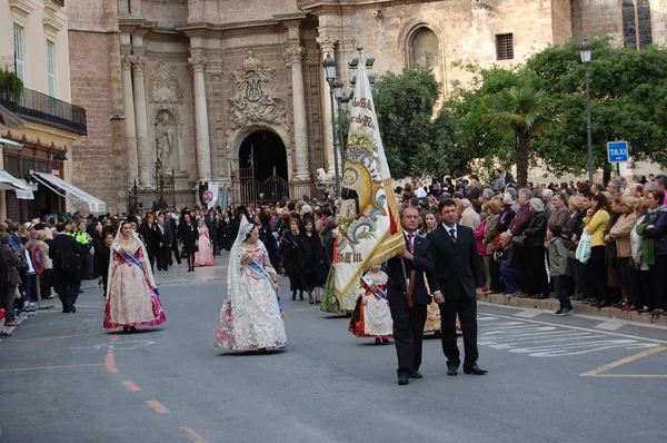 Procesión San Vicente Valencia España Mes Mayo — Foto de Stock