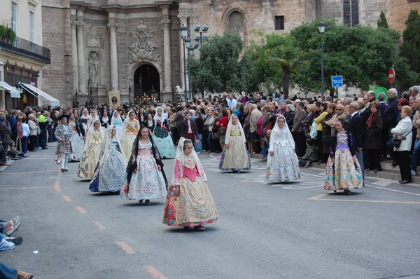 San Vicente Processie Valencia Spanje Maand Mei — Stockfoto