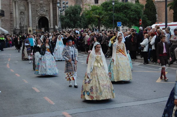 San Vicente Processie Valencia Spanje Maand Mei — Stockfoto