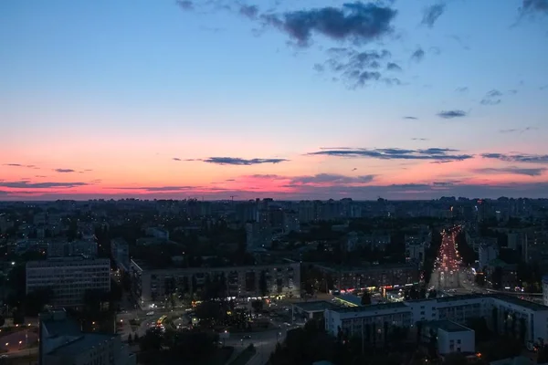 Panoramic View Kyiv City — Stock Photo, Image