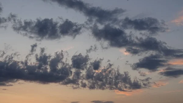 Nuvole Sfocate Immagine Sfondo Colori Nero Arancio Blu — Foto Stock