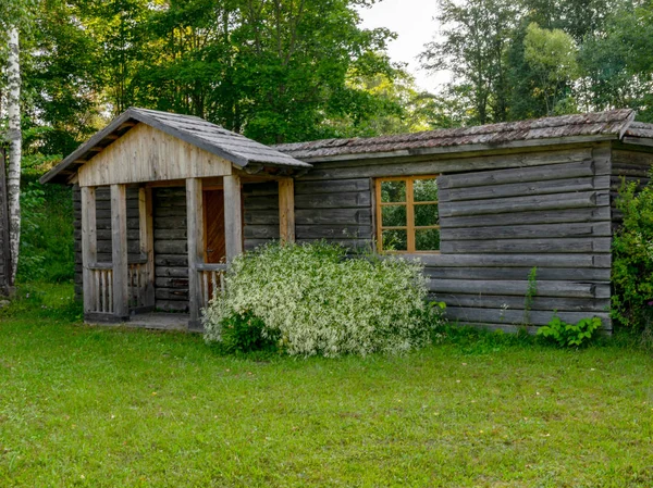 Very Old Wooden House Historic Courtyard House Various Old Time — Stock Photo, Image