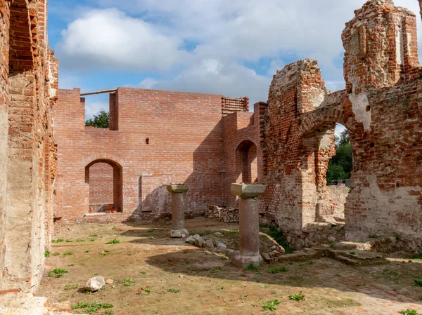 Beeindruckende Ruinen Von Der Burg Aus Dem Jahr 1266 Rote — Stockfoto