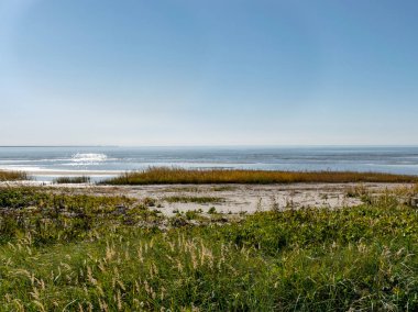 Huzurlu sahil manzarası