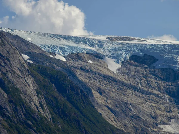 Imagem Com Glaciar Lindo Fundo — Fotografia de Stock