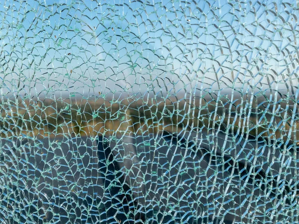Imagen Borrosa Abstracta Con Efecto Vidrio Roto Adecuado Para Fondo — Foto de Stock