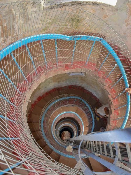 Abstract pattern of spiral stairs