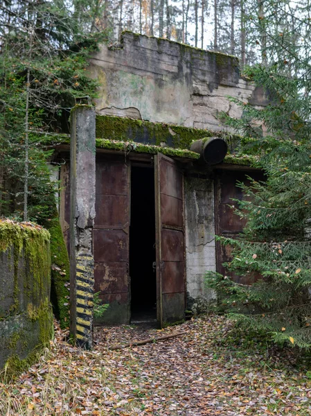 Alter Militärischer Hangar Von Raketenabschusssystemen Zeltini Lettland — Stockfoto