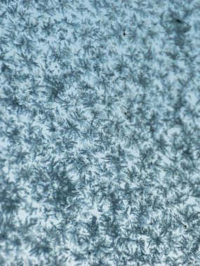 Donmuş kar taneleri ile soyut resim, arkaplan için uygun