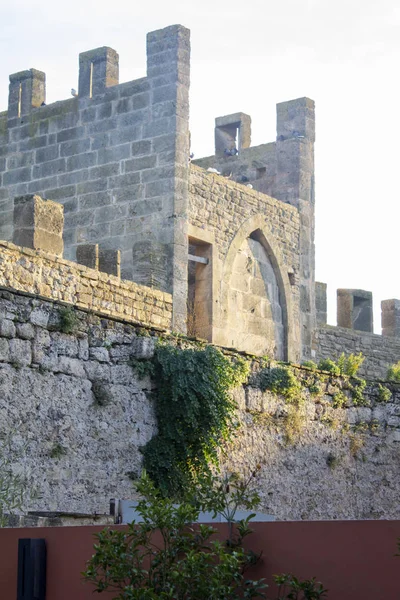 Alcudia vägg, utsikt från terrassen. — Stockfoto