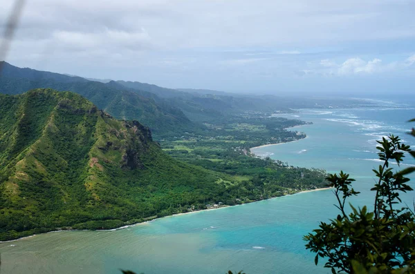 Costa Napali en Kauai, Hawaii, naturaleza, playa, paisaje — Foto de Stock