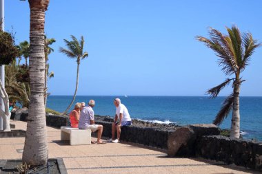 Kanaryalar üzerinde Güzel Ada Lanzarote