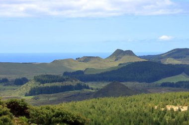 Azores'teki Güzel Isla Terceira (Portekiz)