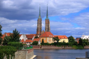 Güzel Wroclaw şehri, Polonya