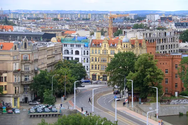 Piękne miasto Wrocław, Polska — Zdjęcie stockowe