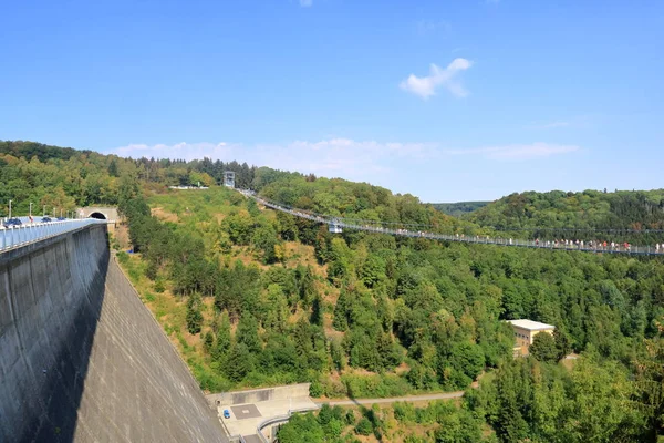 Puente colgante Titan RT en el Parque Nacional de las Montañas Harz, Alemania — Foto de Stock