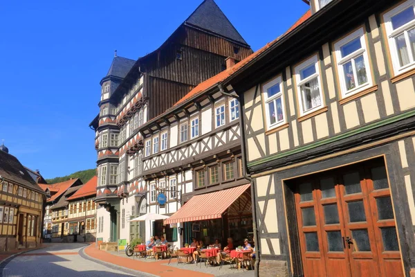 Vecchia città storica Stolberg ad Harz, Germania — Foto Stock