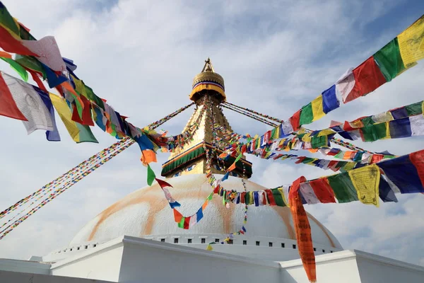 Vue du stupa Boudhanath à Katmandou, Népal — Photo