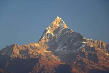 Sabah manzarası, Sunrise de Annapurna Sıradağları, Pokhara, Nepal