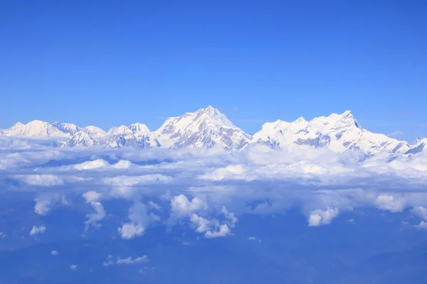View of Himalaya Mountain Range from air plane