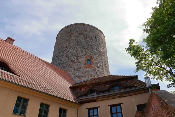 Замок Бельциг Бург Рабенштайн в Бранденбурге, Германия — стоковое фото