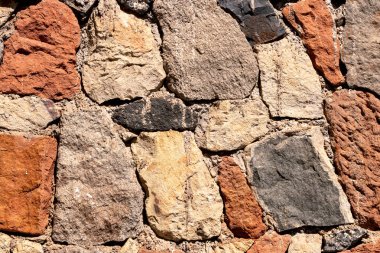 Arka plan olarak doğa taş duvar