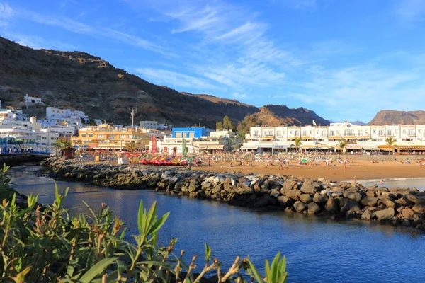 Krásný městský Puerto Mogan v Gran Canarii, Španělsko — Stock fotografie