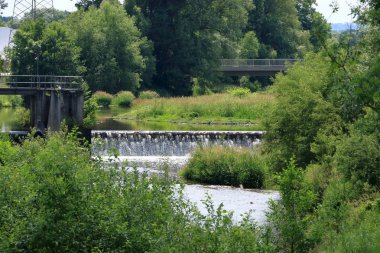 Frankenberg/Saksonya'daki küçük Zschopau nehri