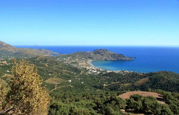 クレタ島は、美しいビーチ、漁村プラキアスにあります。ギリシャ — ストック写真