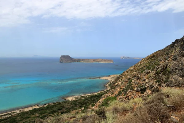 Laguny Balos na ostrově Kréta, Řecko — Stock fotografie