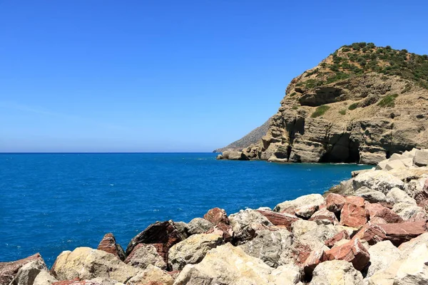 Agia Galini Beach v ostrově Kréta, Řecko — Stock fotografie