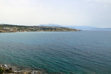 Rethymno, Girit adası / Yunanistan - 28 Mayıs 2019: Girit'teki büyüleyici eski şehir Rethymno, Yunanistan