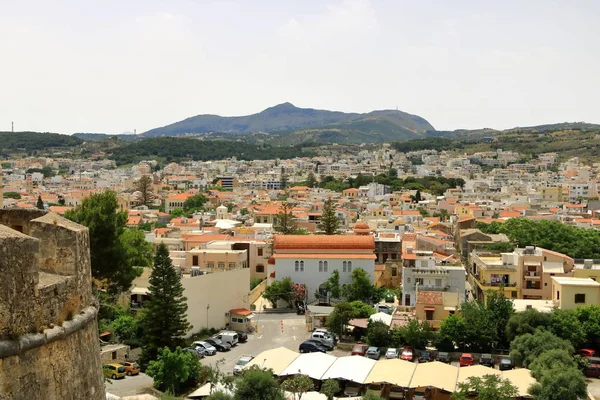 Rethymno, Crete island / Greece - May 28 2019: Charming old town Rethymno in Crete, Greece — Stock Photo, Image