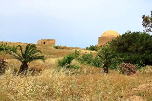 Rethymno, pulau Kreta / Yunani - 28 Mei 2019: Kota tua yang mempesona Rethymno di Kreta, Yunani — Stok Foto