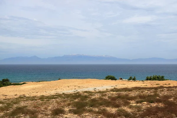 Imagens de uma bela ilha chamada gavdos, a ilha mais meridional da Europa — Fotografia de Stock