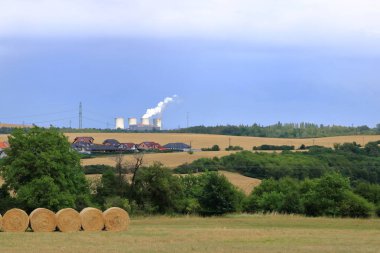 Chomutov yakınlarındaki Kömür Yakıtlı Enerji Santrali, Çek Cumhuriyeti