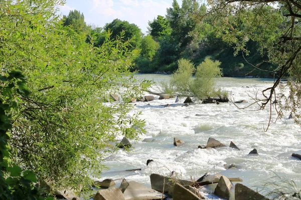 Bratislava yakınlarındaki Tuna barajı Cunovo çevresindeki bölge, Slovakya, Avrupa