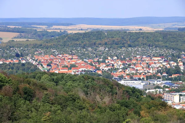 Uitzicht over Eisenach, Thüringen, Duitsland — Stockfoto
