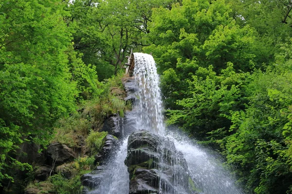 Trusetal vattenfall i Thüringen, Tyskland — Stockfoto
