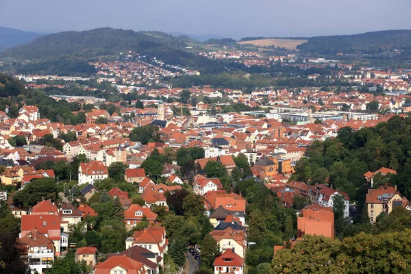 Kilátás over Eisenach, Türingia, Németország — Stock Fotó
