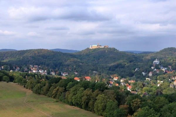 Veduta del famoso Wartburg - patrimonio dell'umanità, Eisenach, Turingia, Germania — Foto Stock