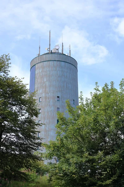 Tower on Big Inselsberg on the Hiking Trail Rennsteig in Germany — Stock Photo, Image