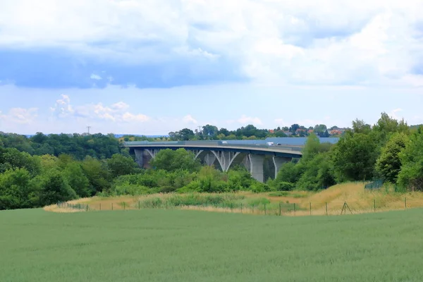 Junio 2020 Dresde Alemania Autopista Alemana A17 Dresde Praga —  Fotos de Stock