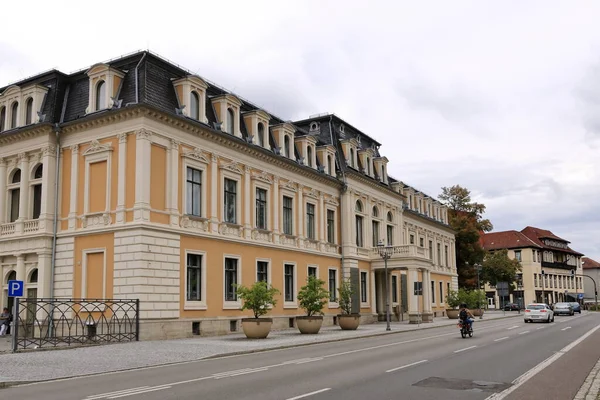 Sierpień 2019 Meiningen Thringen Niemcy Zabytkowy Architekt Starego Miasta — Zdjęcie stockowe