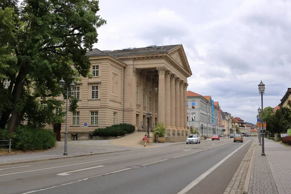 Αύγουστος 2019 Meiningen Thringen Γερμανία Ιστορική Παλιά Πόλη Αρχιτεκτονική — Φωτογραφία Αρχείου