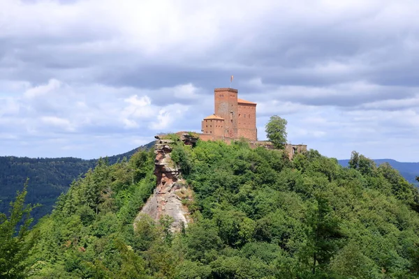 Het Kasteel Trifels Het Pfalz Woud Duitsland — Stockfoto